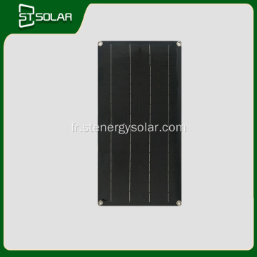 Panneau de flexion solaire noire 25W